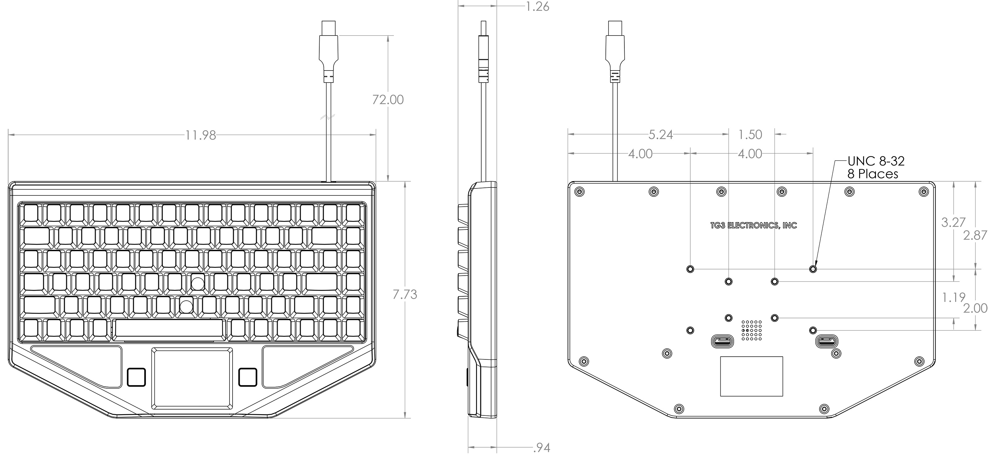 Backlit BLTX Series | TG3 Electronics